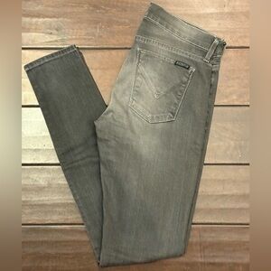Hudson Krista Super Skinny Jeans - Distressed Gray